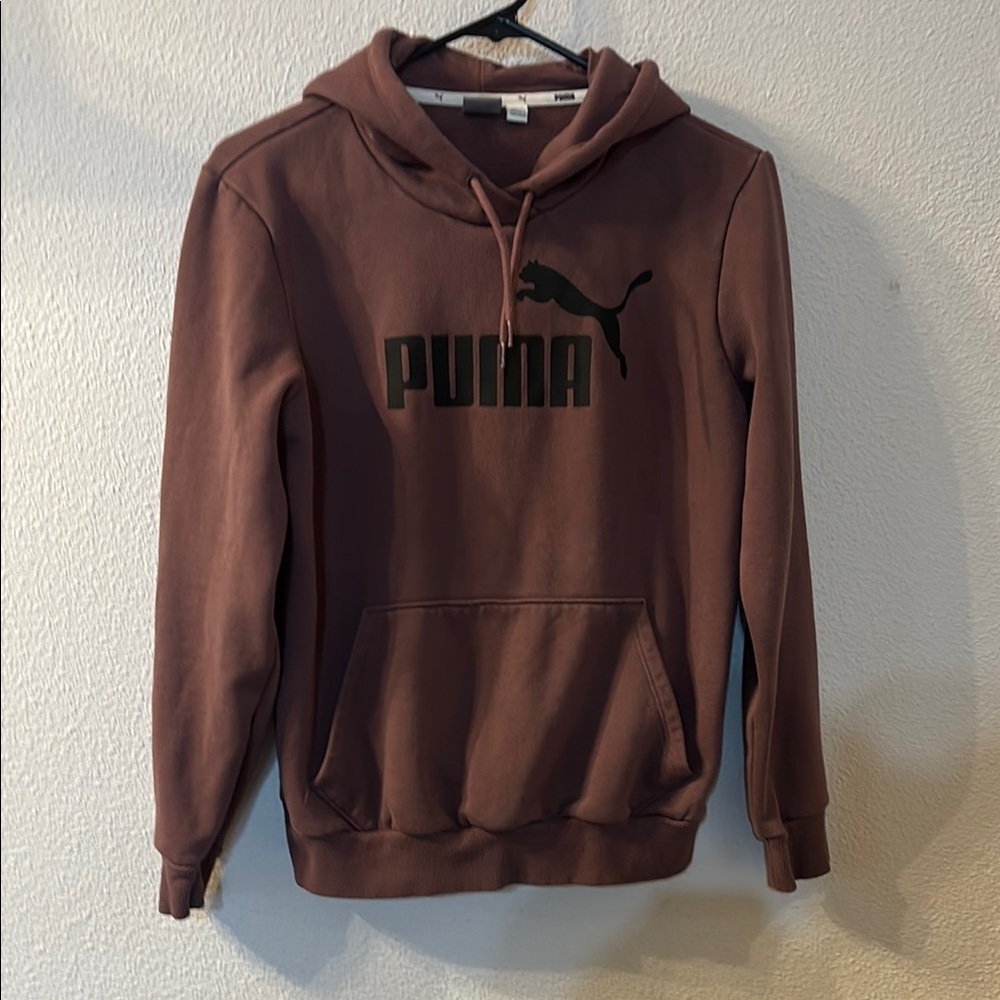 Puma graphic pullover hoodie size medium